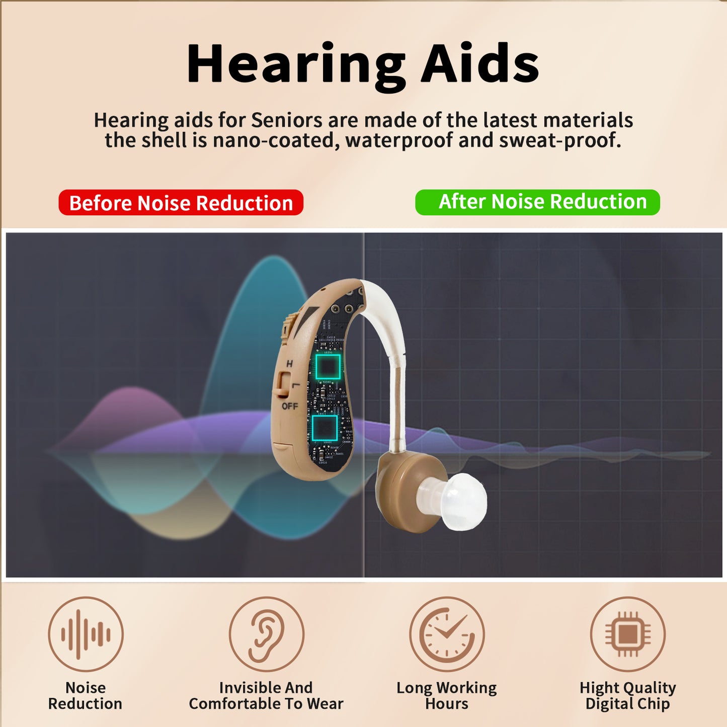 Delmicure_HAP-20T_Hearing_Amplifier_for_Seniors_Sound_Amplifier_with_Replaceable_Battery_Single_Beige_Upgrade_5