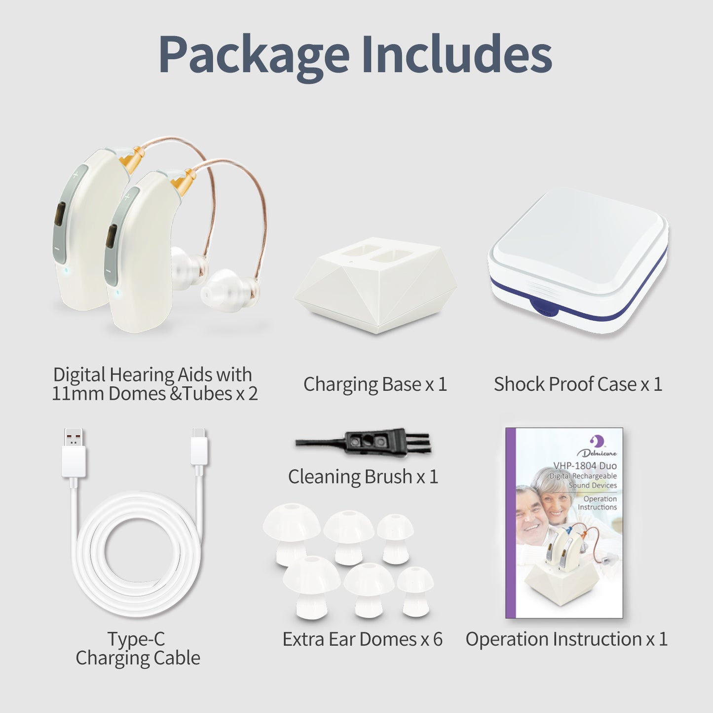 Delmicure_VHP-1804_Digital_Hearing_Aids_with_32_Channels_4_Modes_for_Hearing_Loss_with_Charging_Dock_Binaural_White__7