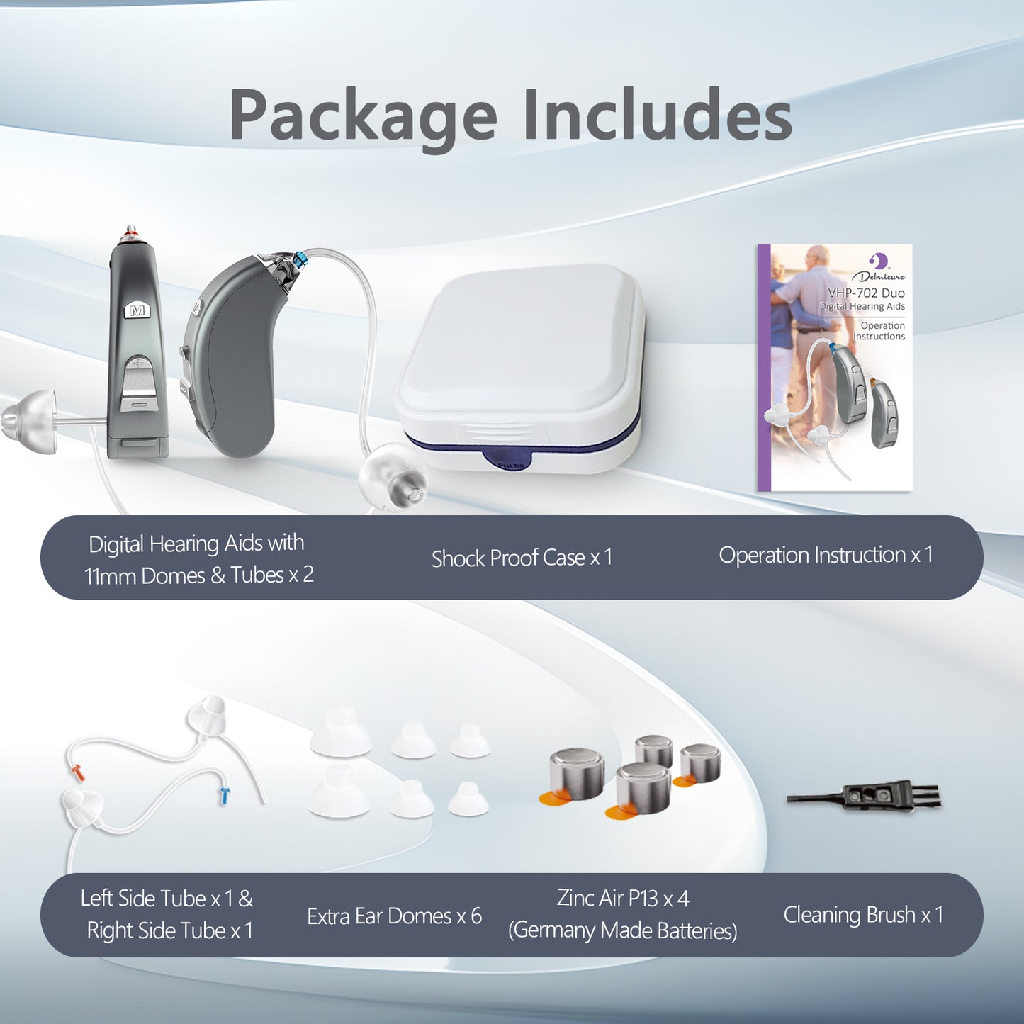 Delmicure_VHP-702_Hearing_Aids_with_Batteries_for_Seniors_BTE_Sound_Device_with_Replaceable_Battery_Binaural_Grey__5