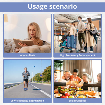 Delmicure Hearing Aids, Rechargeable Hearing Amplifiers with Portable Charging Case, Binaural (Beige)