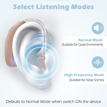 Delmicure VHP-1303 Rechargeable Personal Sound Device – Single (Beige)