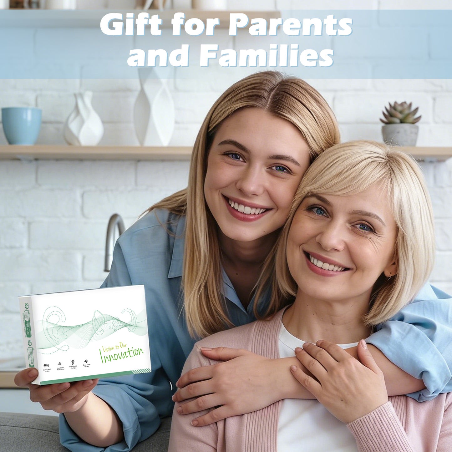 Delmicure VHP-1303 Rechargeable Personal Sound Device – Binaural (Beige)