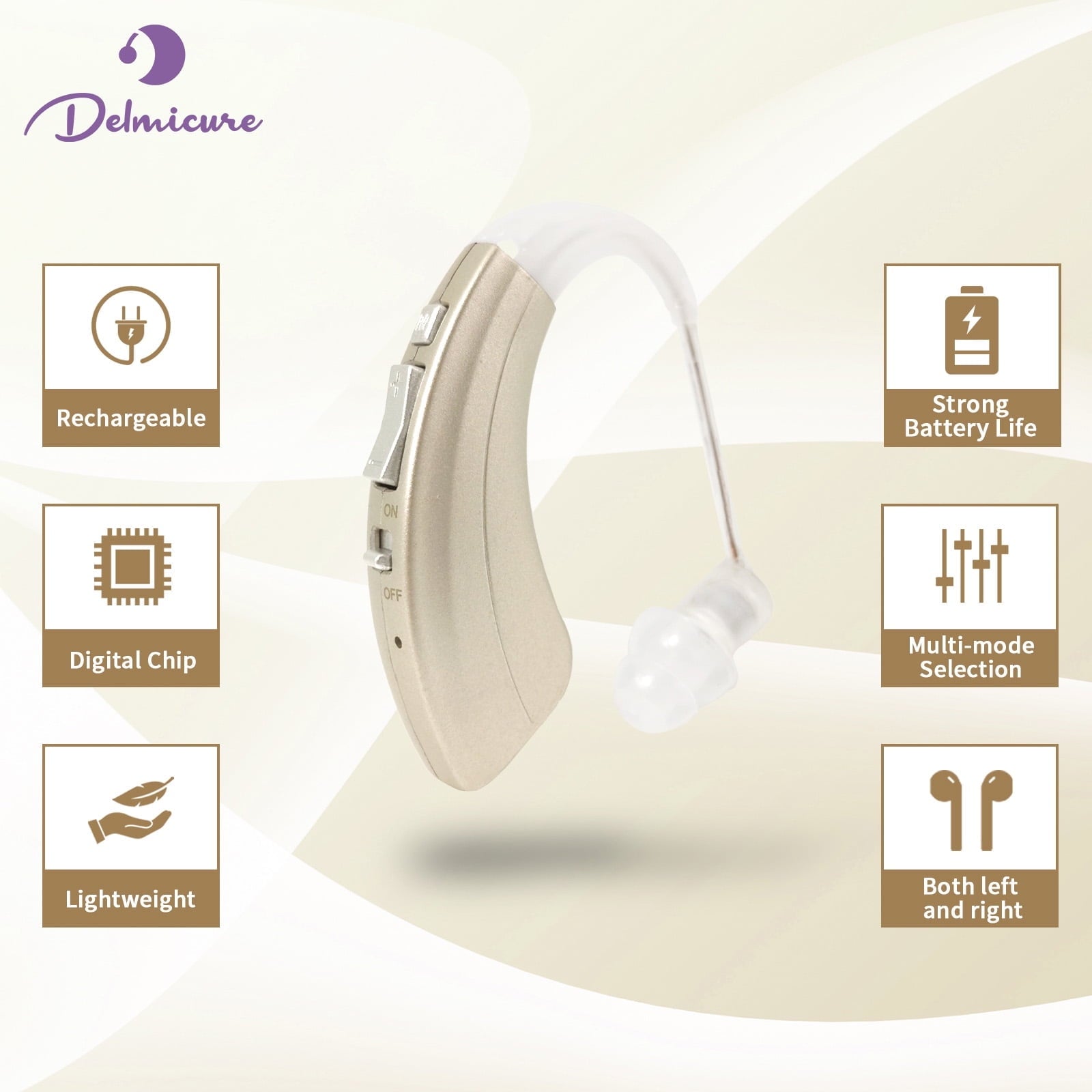 Delmicure_VHP-1222_Hearing_Aid_for_Seniors_Rechargeable_Hearing_Amplifier_for_Hearing_Loss_Single_Gold_-_Mini_Speaker_1