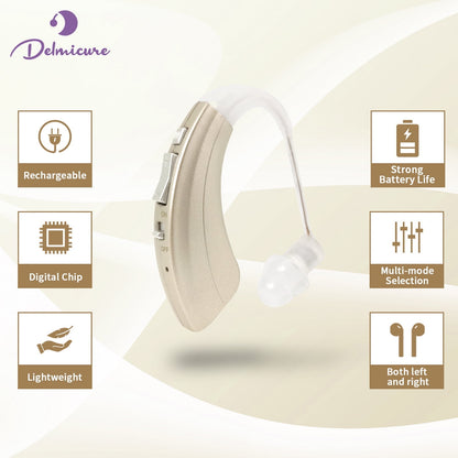Delmicure_VHP-1222_Hearing_Aid_for_Seniors_Rechargeable_Hearing_Amplifier_for_Hearing_Loss_Single_Gold_-_Mini_Speaker_1