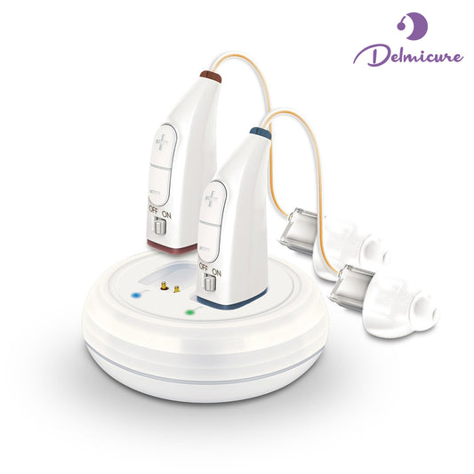 Delmicure_VHP-1913_Hearing_Aids_Rechargeable_Hearing_Amplifiers_with_Charging_Dock_Binarual_White__1